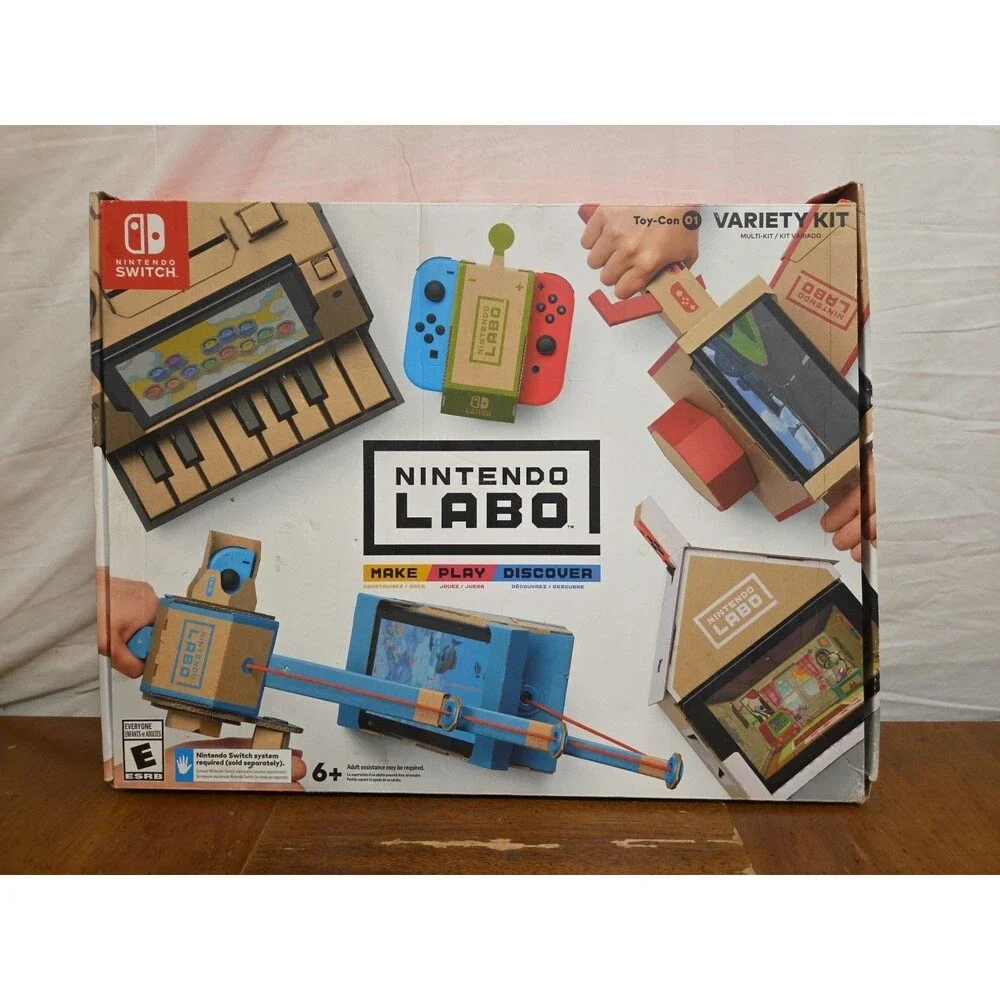 Nintendo LABO Toy-con 01 Variety Kit Opened For Parts No Game